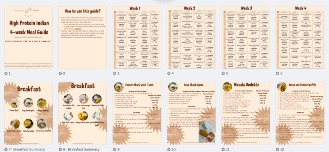 High Protein Indian 4-week Meal Guide - Image 4