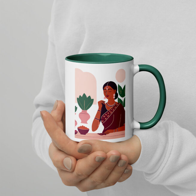 Makeup Bold Mug with Color Inside - Image 3
