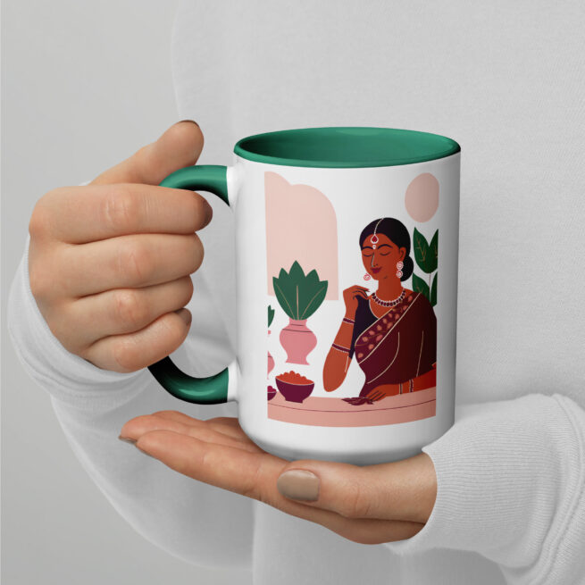 Makeup Bold Mug with Color Inside