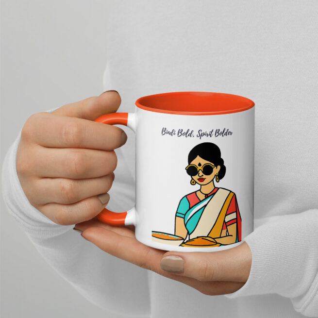 Bindi Bold, Spirit Bolder Mug with Color Inside