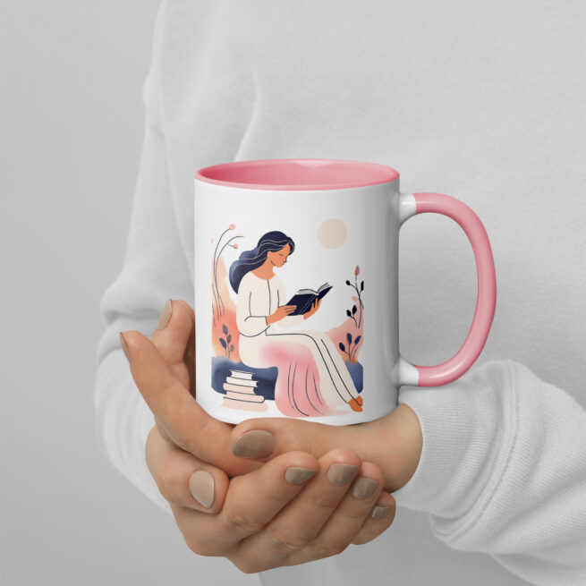 Reading Mug with Color Inside - Image 2