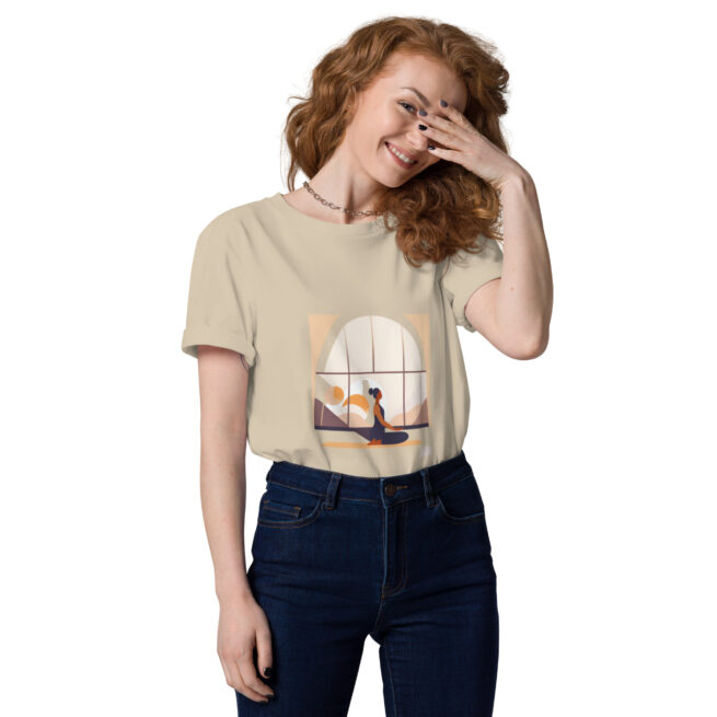Sip Stretch Repeat Unisex organic cotton t-shirt