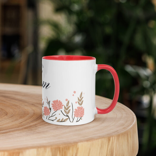 Love You Mom Mug with Color Inside - Image 4